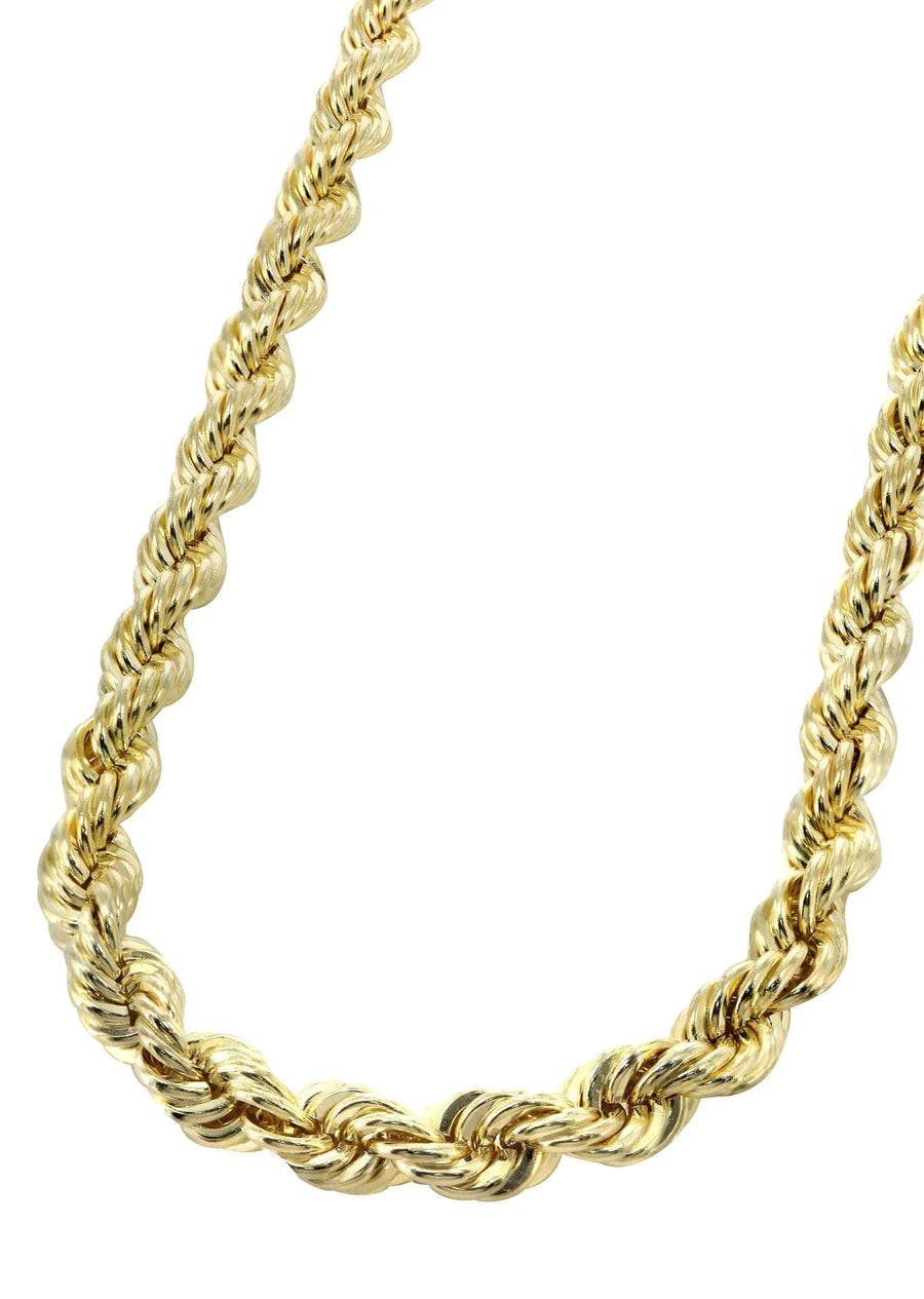 24K Yellow Gold Rope Chain