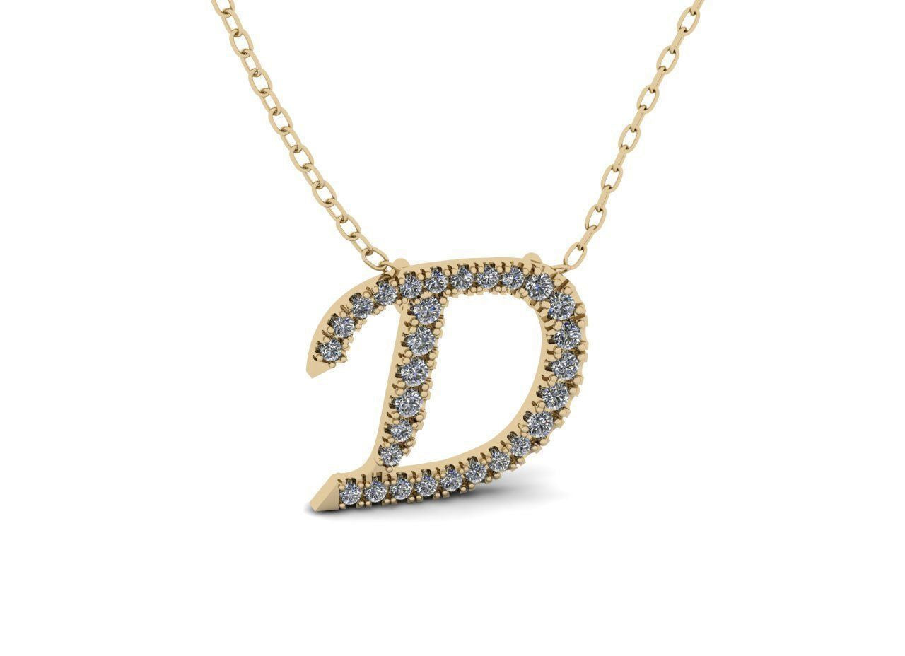 Diamond Letter Pendant (A-Z)