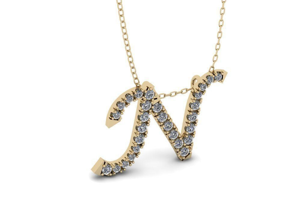 Diamond Letter Pendant (A-Z)