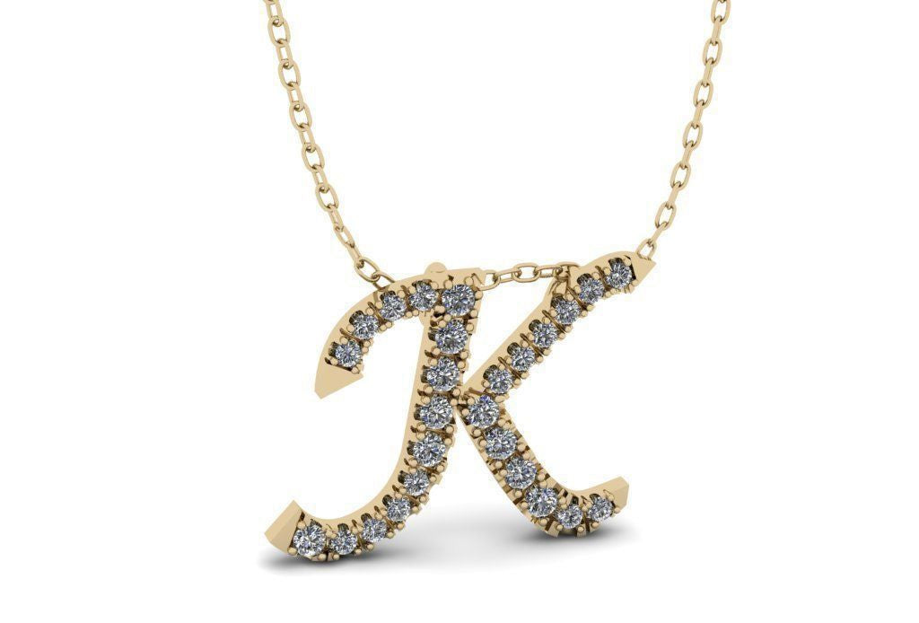 Diamond Letter Pendant (A-Z)